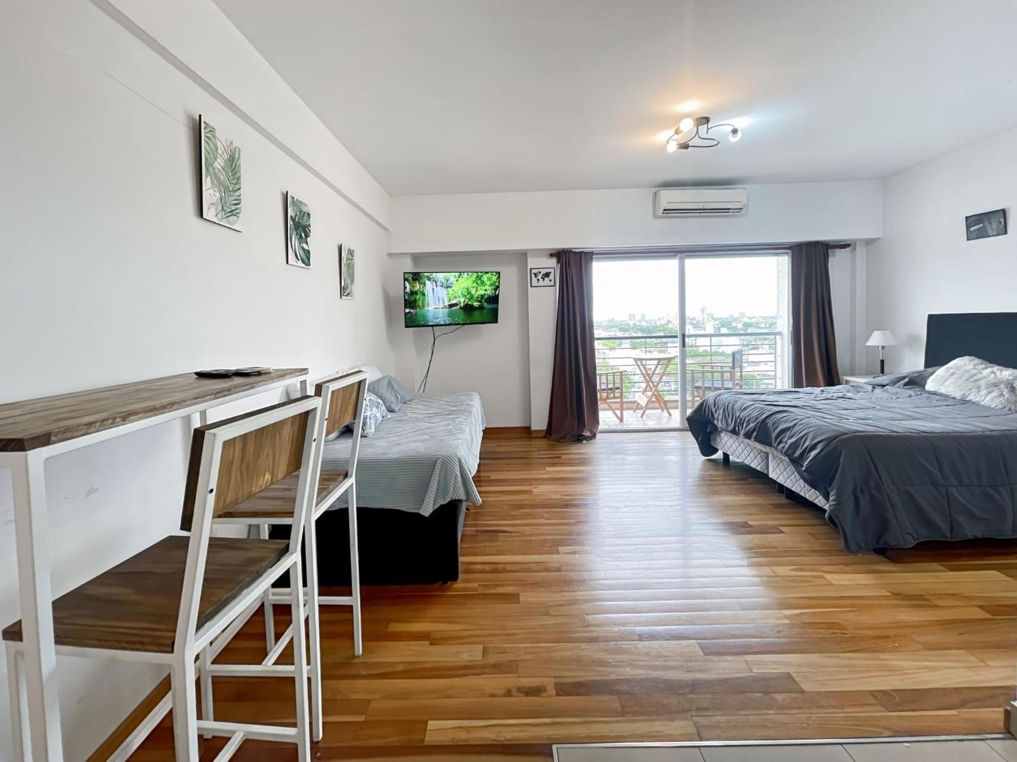 Cozy On A High Floor With Panoramic Views In Urquiza Appartement