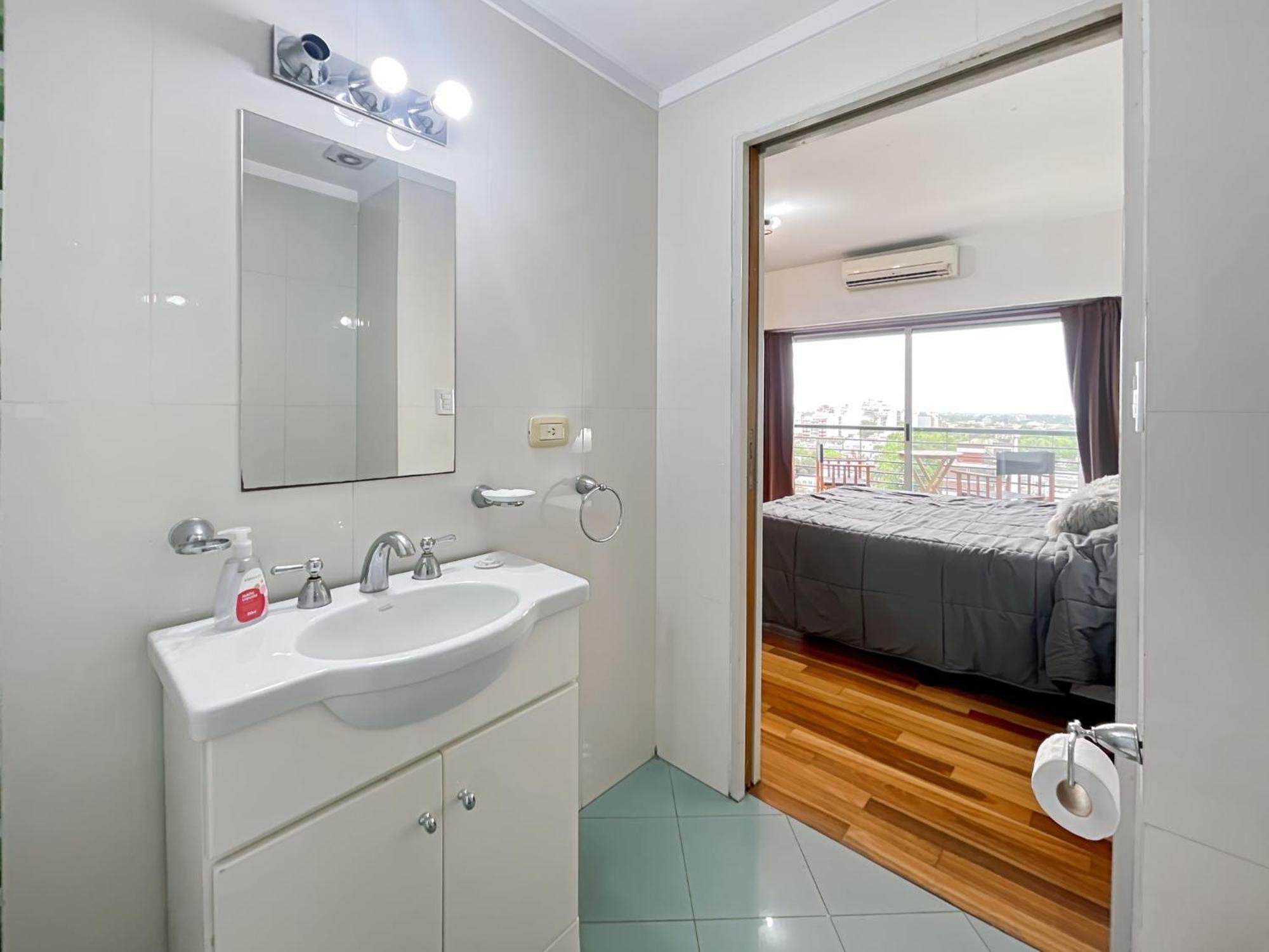 Cozy On A High Floor With Panoramic Views In Urquiza Appartement